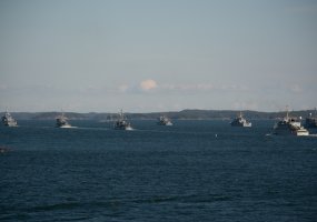 Lietuvos karininko vadovaujamo NATO junginio ir Lietuvos kariniai laivai dalyvauja tarptautinėse... - 2