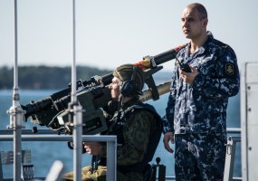 Lietuvos karininko vadovaujamo NATO junginio ir Lietuvos kariniai laivai dalyvauja tarptautinėse... - 3