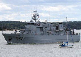 Lietuvos karininko vadovaujamo NATO junginio ir Lietuvos kariniai laivai dalyvauja tarptautinėse... - 6