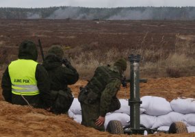 Tarptautinių pratybų „Ugninis griausmas 2014“ metu aidės haubicų ir minosvaidžių salvės - 1