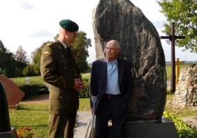 Juozo Lukšos mokymo centro kariai pagerbė Stasio Lukšos-Juodvarnio atminimą - 1