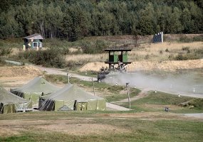 Sausumos pajėgų vadas gen. mjr. Almantas Leika lankėsi „Rapid Trident 2014“ pratybose - 2