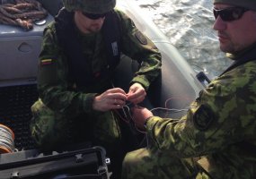PVK kariai dalyvavo trišalėse jūros dugno išminavimo pratybose-operacijoje Estijoje - 1