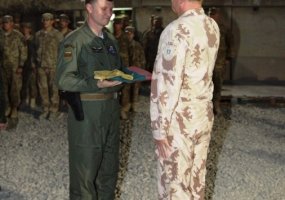 Misiją baigė Afganistano kariuomenės sraigtasparnių pilotus mokę Lietuvos kariai - 1