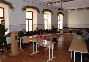 Juozo Vitkaus inžinerijos batalione lankėsi svečiai iš Armėnijos  - 5
