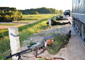 Savaitgalį Šilalės mieste ir jos apylinkėse vyko didelio masto karinės pratybos - 1