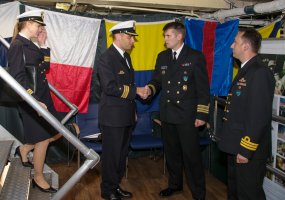 Standing NATO Mine Countermeasures Group One under Lithuanian command paid a port visit to Rostock - 4