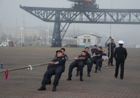Standing NATO Mine Countermeasures Group One under Lithuanian command paid a port visit to Rostock - 5