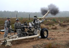 U.S. and Lithuanian military will conduct a combined exercise to practice firing artillery guns... - 1