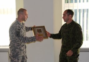 Lithuanian soldiers farewelled the third rotation of their colleagues from the United States  - 1