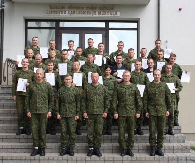 Pagal naujas mokymo programas parengtas pirmasis Puskarininkių karjeros I pakopos kursas