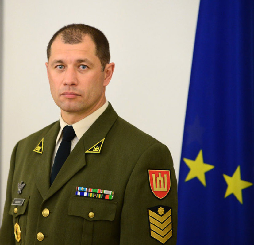 Naujasis Lietuvos kariuomenės vyriausiasis puskarininkis – seržantas majoras Dainius Snarskis
