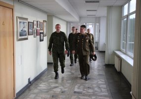 Lietuvos kariuomenės vadas lankėsi Sausumos, Krašto apsaugos savanorių pajėgų ir Mokymo ir... - 1