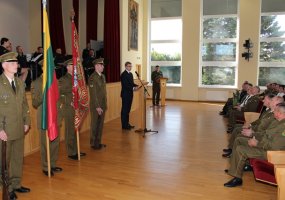 Lietuvos kariuomenės mokyklos viršininko pareigas pradeda eiti plk. ltn. Stasys Paldūnas - 2
