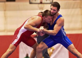 Imtynininkai A.Kazakevičius ir M.Mizgaitis pasaulio kariškių čempionato nugalėtojai - 1