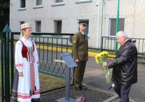 Atidengta atminimo lenta Lietuvos laisvės armijos kūrėjui brigados generolui Kaziui Veverskiui - 4