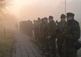 Šiauliuose tris dienas aidėjo šūviai iš karių savanorių ginklų - 1