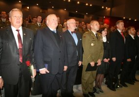 Paminėtas Vytenio bendrosios paramos logistikos bataliono kovinės vėliavos įteikimo 20-metis - 2