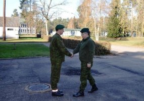Lietuvos kariuomenės ir Sausumos pajėgų vadų vizitas Kęstučio batalione - 1