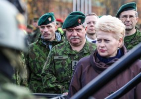 The newly generated response force of Lithuania presented to the supreme command in Alytus - 6