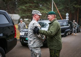 Tarptautinėse pratybose „Geležinis kardas 2014“ lankėsi svečiai iš JAV - 1