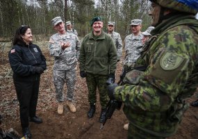 Tarptautinėse pratybose „Geležinis kardas 2014“ lankėsi svečiai iš JAV - 5