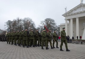 Lietuvos kariuomenės dienos renginius vainikavo iškilminga karių rikiuotė - 6