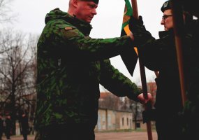 Lietuvos kariuomenės dienos proga dragūnams įteikti vėlukai - 6