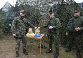 Czech soldiers join forces with Lithuanians to protect infantry units from air attacks for the... - 3