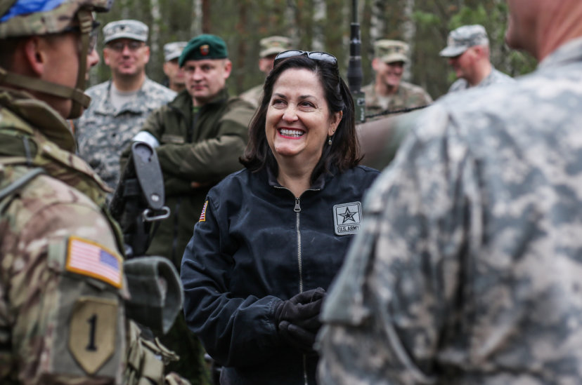 A U.S. delegation visited Exercise Iron Sword 2014 