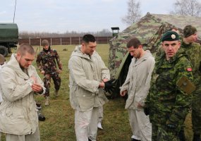 International winter survival exercise is running at the Hussar Battalion - 2