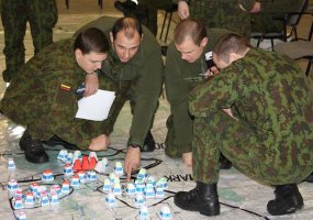 Brigados „Geležinis Vilkas“ kariai treniravosi planuoti karines operacijas - 5