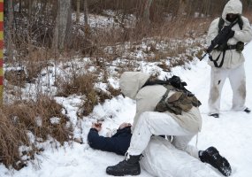 Karinių jūrų pajėgų Jaunesniųjų karininkų vadų mokymų kariai dalyvavo žiemos mokymuose - 3