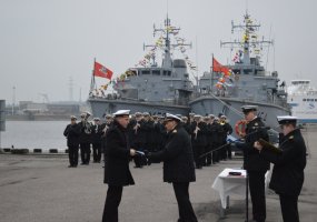 Karinių jūrų pajėgų kariai minėjo Lietuvos valstybės atkūrimo dieną - 6