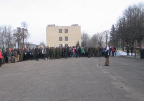 Marijampolės įgulos kariai dalyvavo žygyje „Protėvių valdovų ir partizanų kovos keliais“ - 1