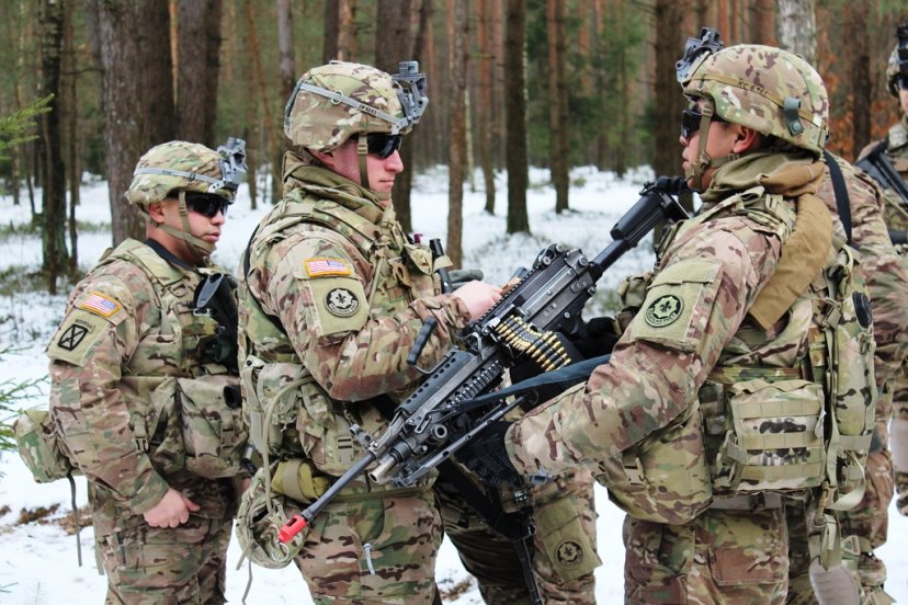 Lithuanian and U.S. soldiers continue combined training 