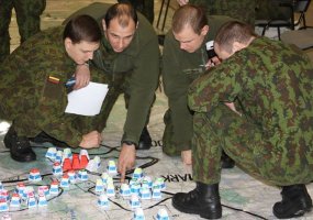 Brigados „Geležinis Vilkas“ kariai tobulina vadovavimo operacijoms ir padalinių valdymo įgūdžius - 2