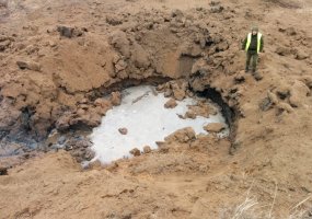 Kariuomenės išminuotojai  neutralizavo dvi aviacines bombas  Pagėgių savivaldybėje - 1