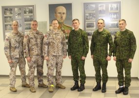 Lietuvos kariuomenės mokykloje lankėsi kolegos iš Latvijos puskarininkių mokyklos - 2