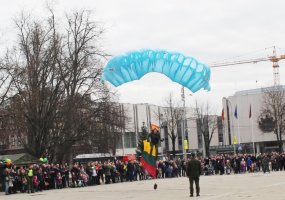 Lietuvos kariuomenės mokykla minėjo Lietuvos nepriklausomybės atkūrimo 25-ąsias metines - 4