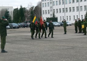 Artilerijos batalione - atsisveikinimas su antrąja parengtojo rezervo karių laida - 1