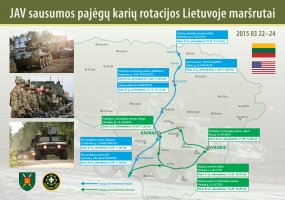 Grįždami į savo dislokacijos vietą Vokietijoje JAV kariai surengs technikos ir ginkluotės... - 4