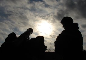 Vyksta OGB Budinčio oro gynybos būrio vertinamosios lauko taktinės pratybos „Taiki Strėlė 2015“ - 2