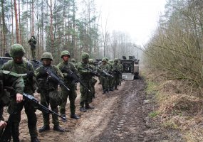Vaidoto batalione I mechanizuotosios pėstininkų kuopos pratybos  - 1