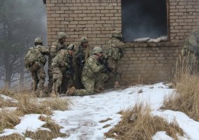 Lithuanian and U.S. soldiers continue honing combined operational skills at Pabradė - 1