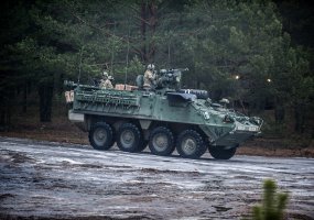 U.S. soldiers will present equipment and weaponry displays in towns and cities of Lithuania as... - 3