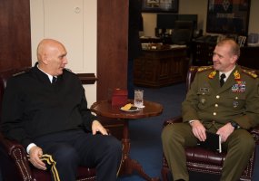 Commander of the Lithuanian Land Force conducted a visit to the Pennsylvania National Guard - 1