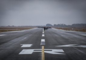Runway Run 2015 tribute event took place at the Šiauliai Airbase - 2