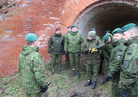 Sausumos pajėgų karininkai susipažino su „Kauno miesto tvirtovės“ istorija  - 3