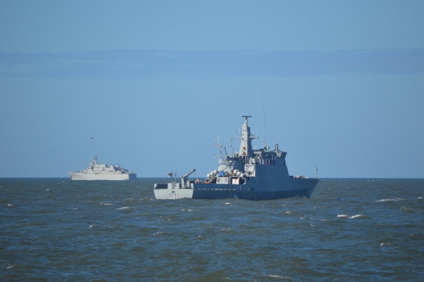 Bilateral naval exercise is held in the Baltic Sea